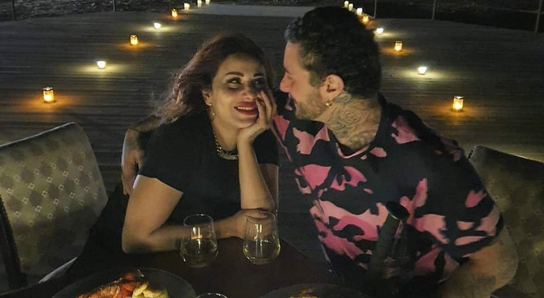 احمد الفيشاوى وزوجته