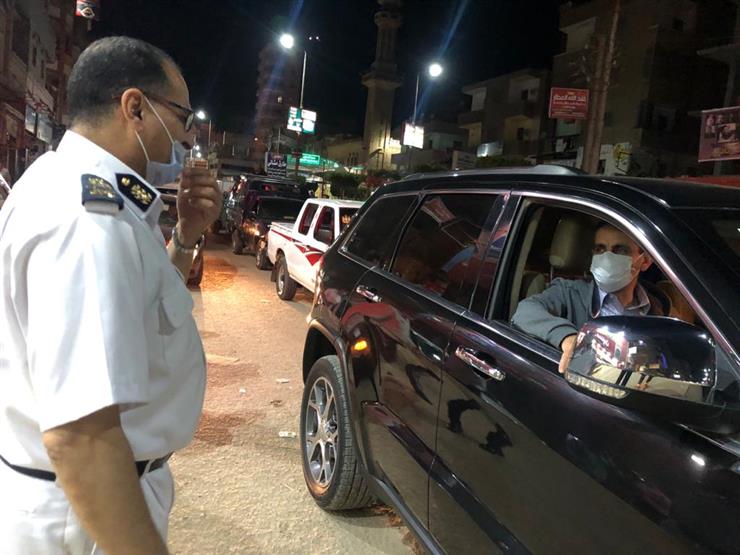 ضبط مخالفى الحظر 