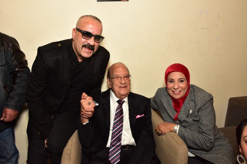 حسنى حسنى وزوجته ومحمد سعد 