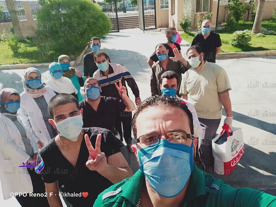  بيت شباب الاسماعيلية يودع 9 متعافين من فيروس كورونا