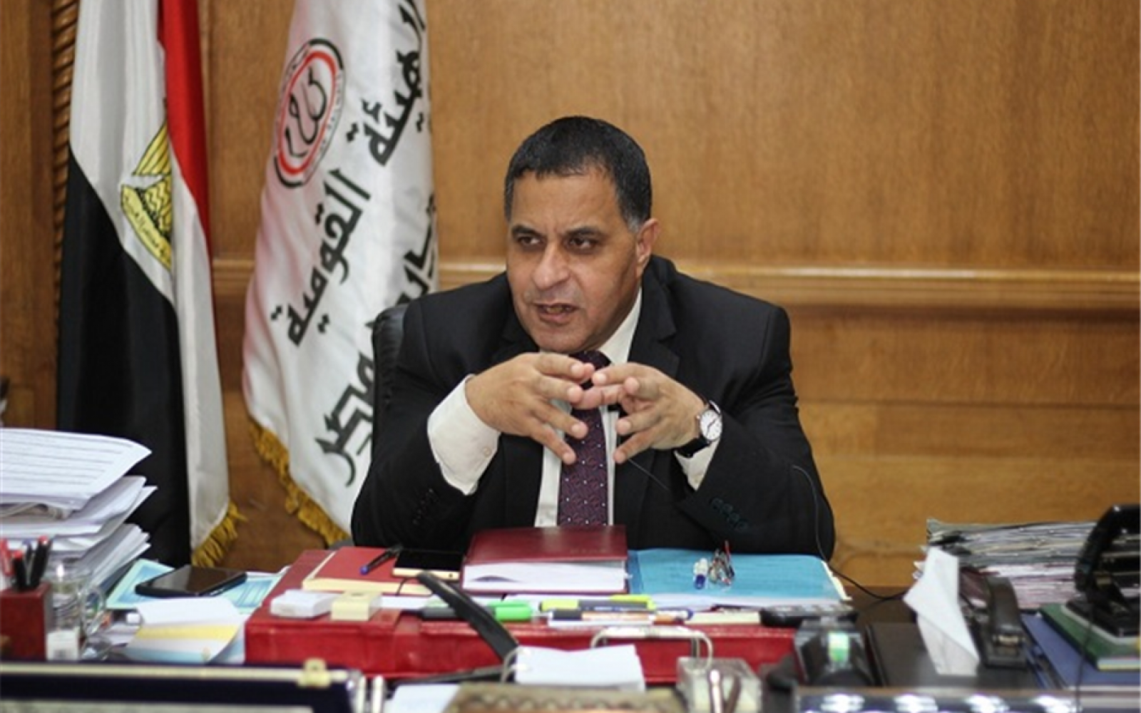  المهندس أشرف رسلان رئيس هيئة السكك الحديدية 