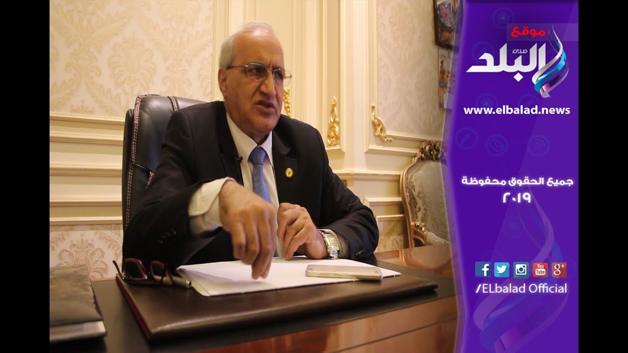 النائب سامى هاشم ، رئيس لجنة التعليم والبحث العلمى بالبرلمان