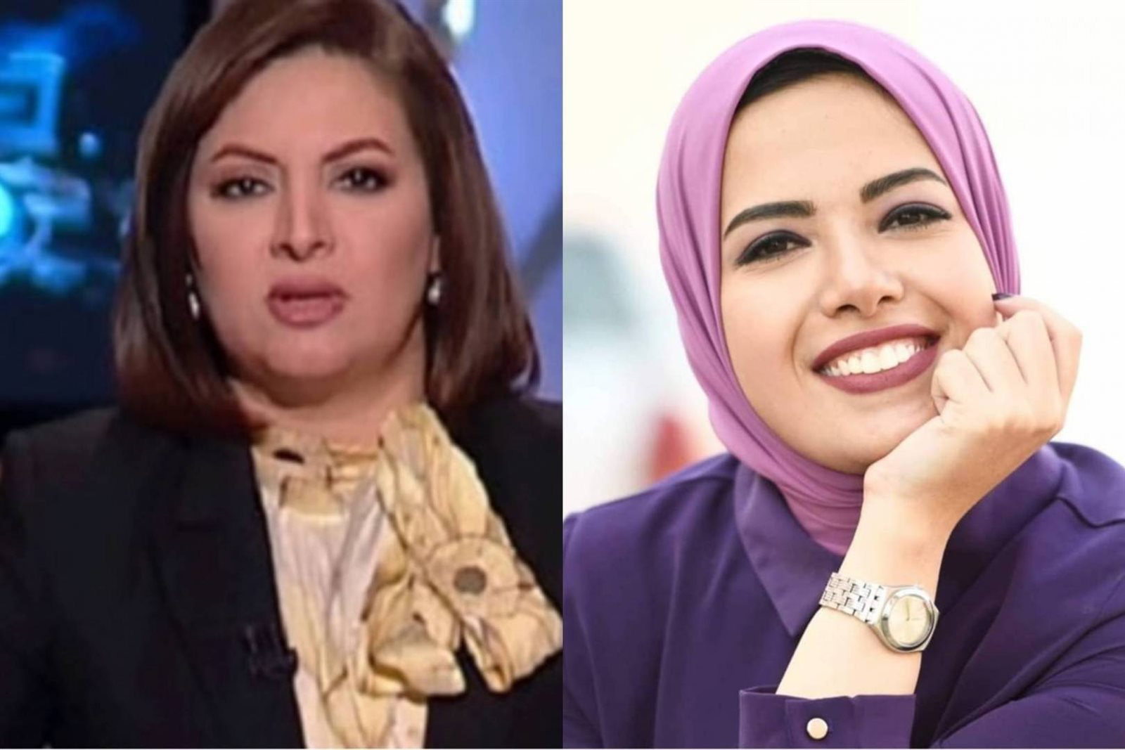 الإعلامية اية عبد الرحمن والإعلامية ريهام السهلى 
