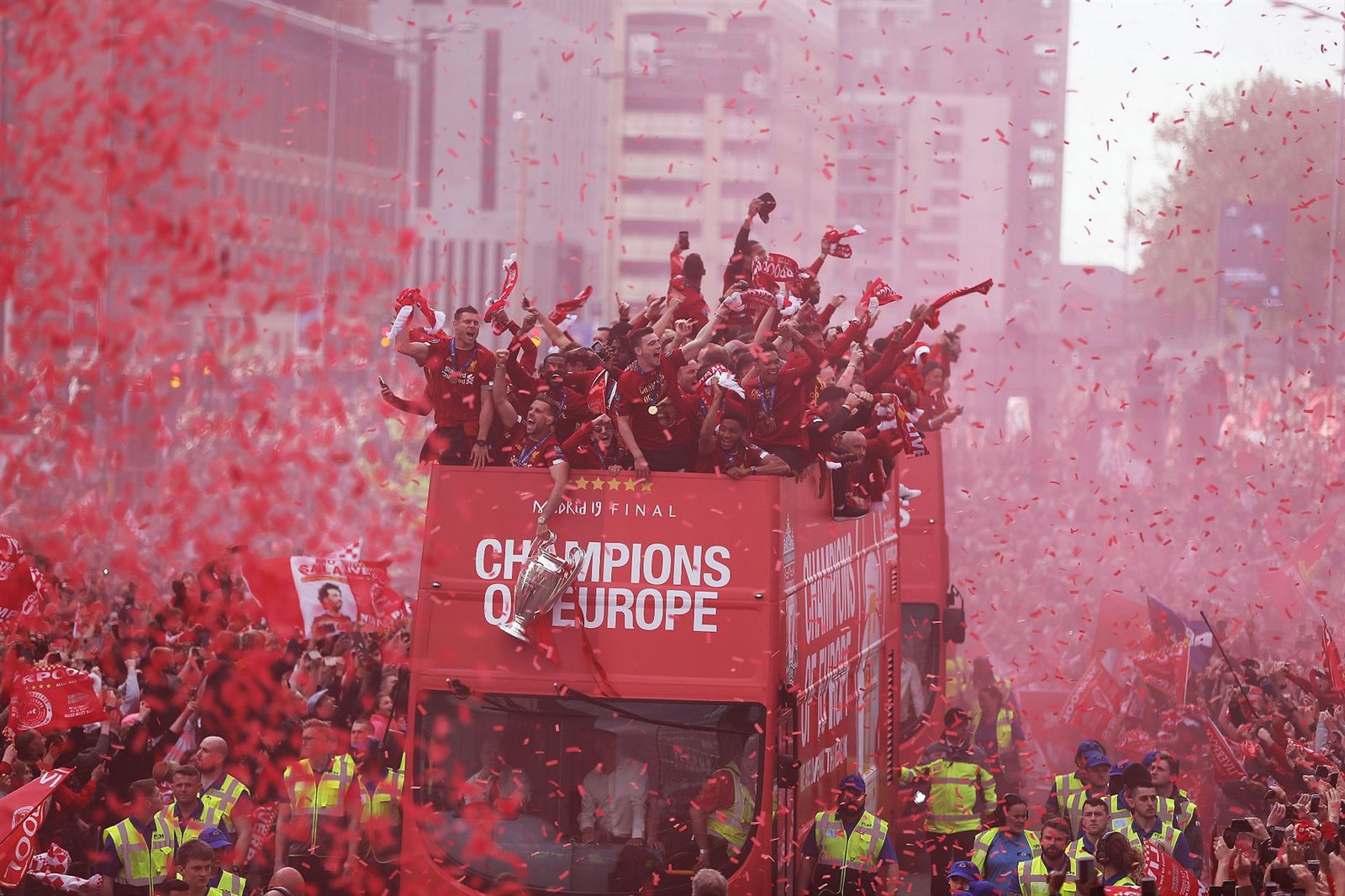 احتقال ليفربول بدوري أبطال أوروبا