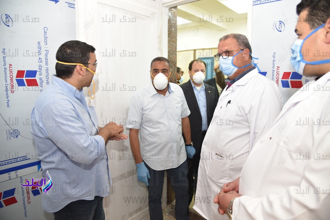 شعيب يتفقد مستشفي مطروح العام لمتابعة الإجراءات الوقائية شعيب يتفقد مستشفي مطروح العام لمتابعة الإجراءات الوقائية