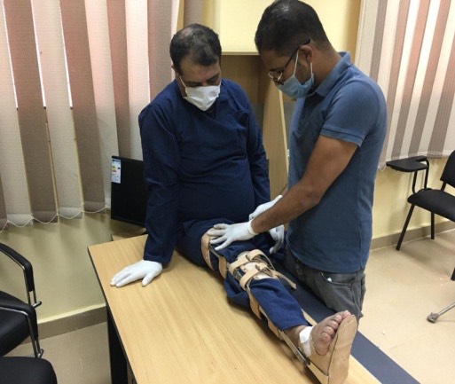 تركيب أطراف صناعية لعدد من النزلاء تركيب أطراف صناعية لعدد من النزلاء