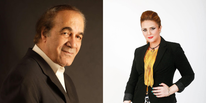 رانيا محمود ياسين ووالدها 