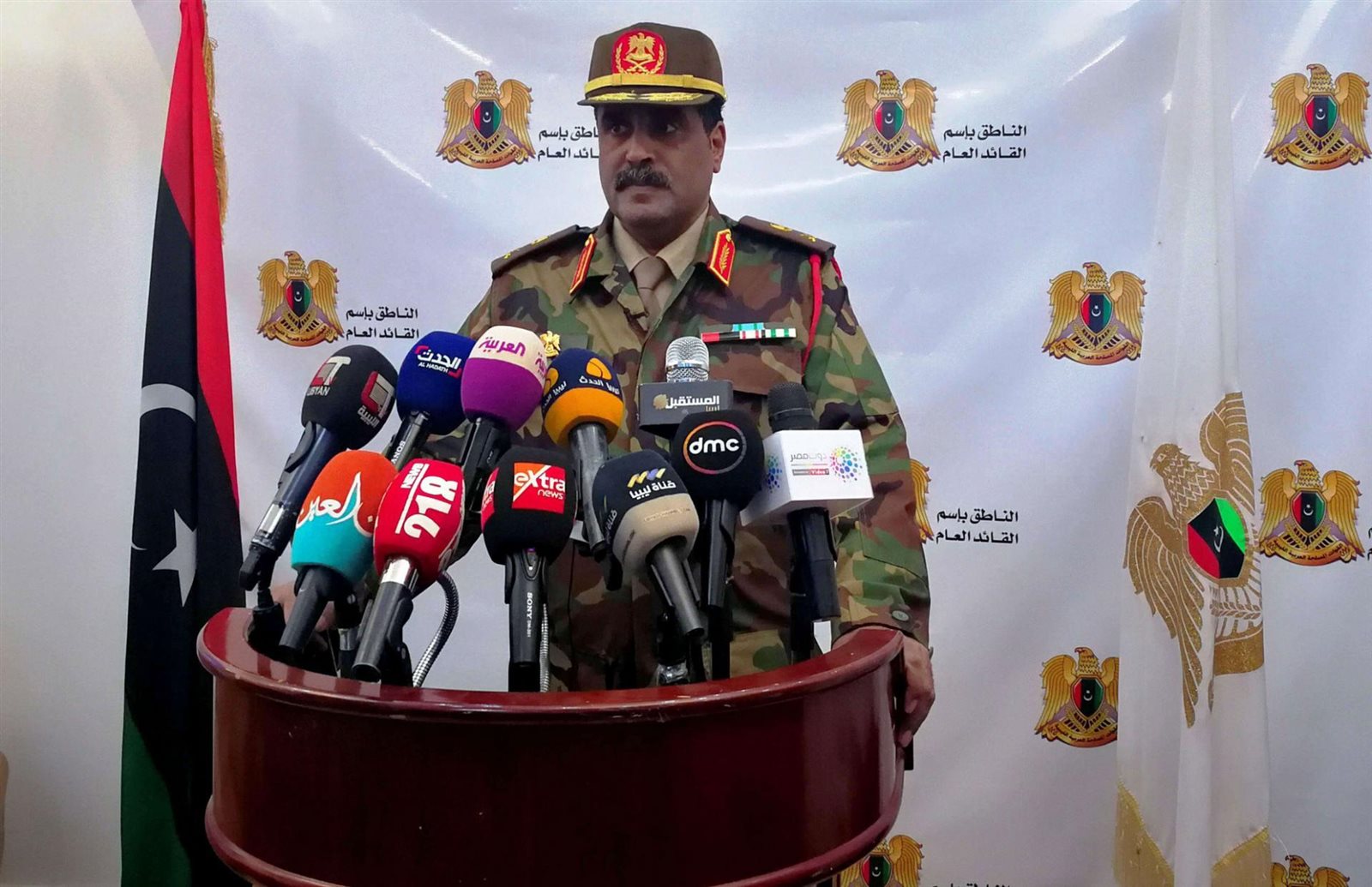 المتحدث باسم الجيش الليبي أحمد المسماري