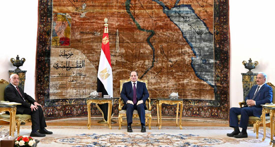 الرئيس السيسي  والمشير حفتر 