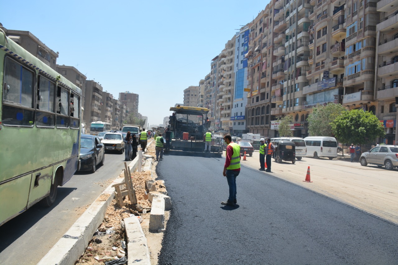 محافظ القليوبية يتفقد منطقه محور ربط مصر الجديده بطريق شبرا 