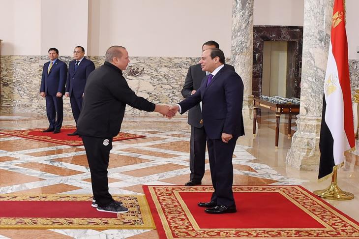 شوقي غريب والرئيس السيسي 