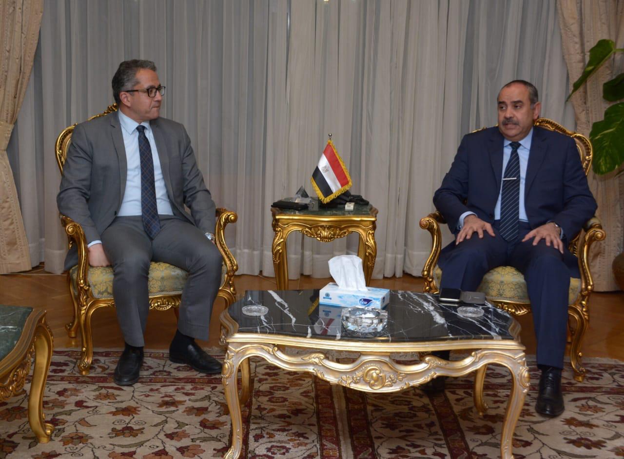 وزيرا السياحة و الاثار و الطيران المدنى 