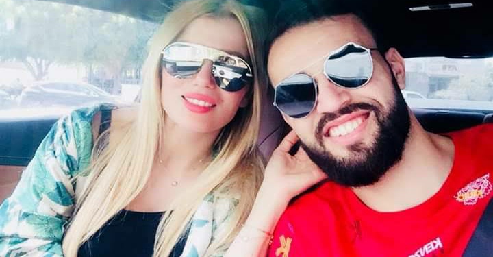 حمدى النقاز وزوجته