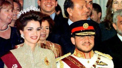 الأميرة رانيا والملك عبدالله 