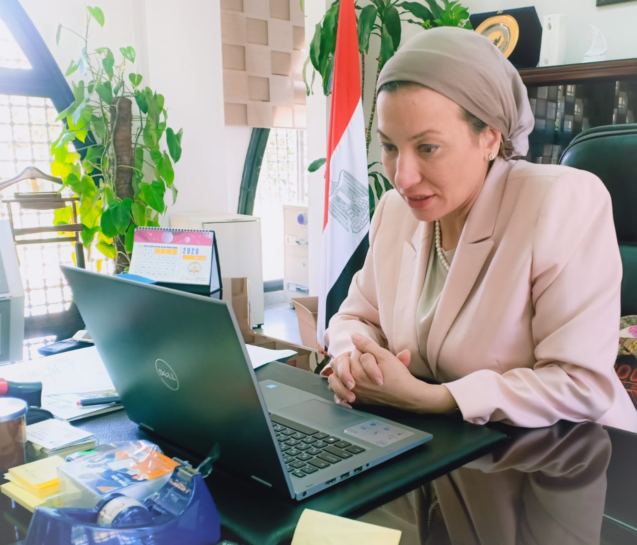 وزيرة البيئة