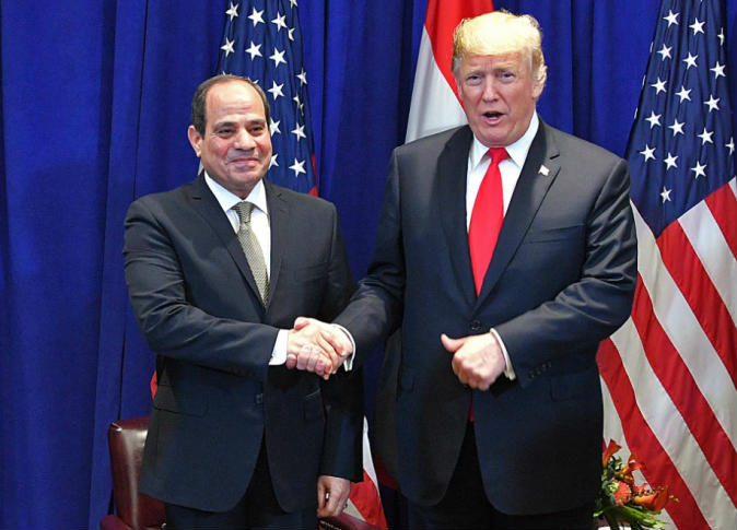 الرئيس السيسي والرئيس الأمريكي