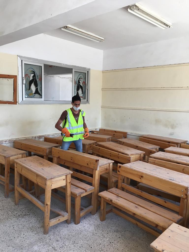 إجراءت وقائية واحترازية بلجان إمتحانات الثانوية العامة 