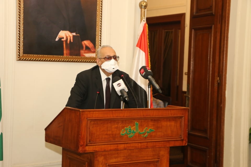 رئيس حزب الوفد المستشار بهاء الدين ابو شقة
