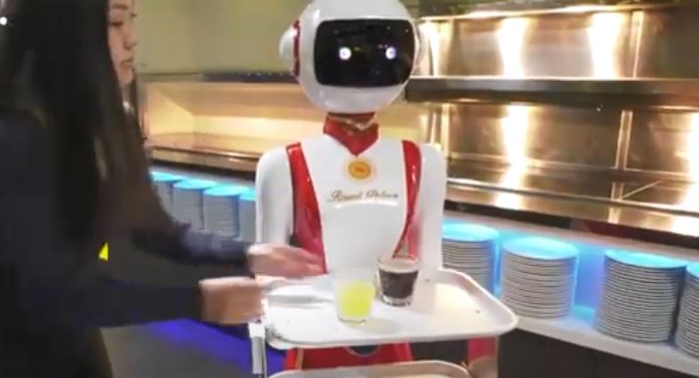 روبوت لتقديم الطلبات بهولندا