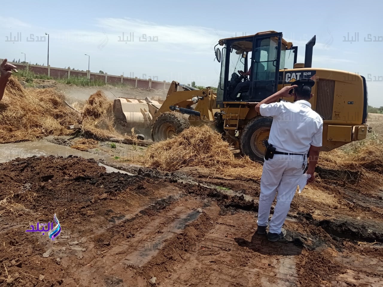 ازالة 7حالات تعدى على أراضي زراعية وأملاك دولة