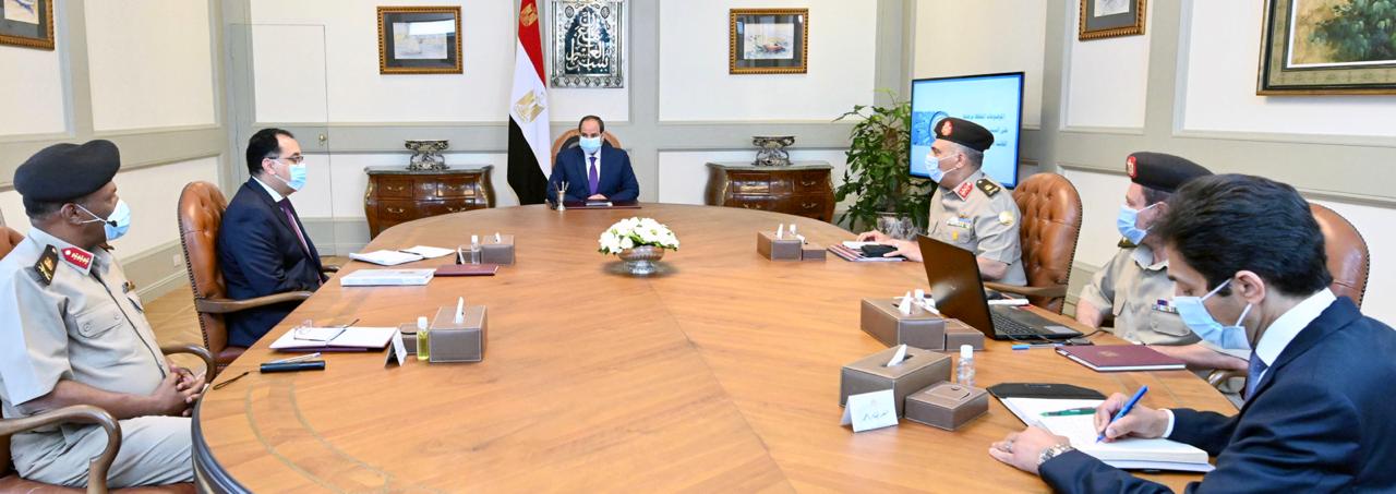 الرئيس عبد الفتاح السيسى خلال الاجتماع