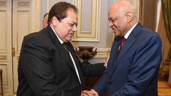 الدكتور على عبدالعال والنائب محمد أبو العينين