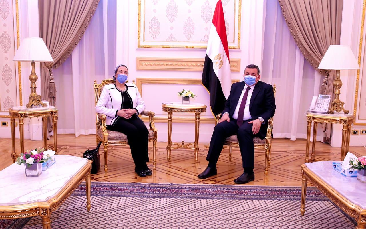 وزير الدولة للإعلام ووزيرة البيئة 
