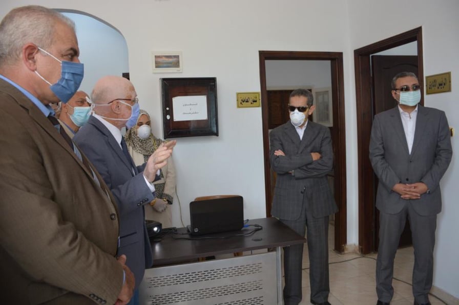 محافظ الغربية ونائبه