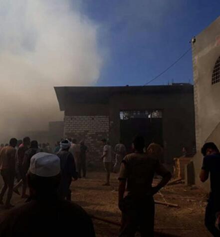 السيطرة على حريق