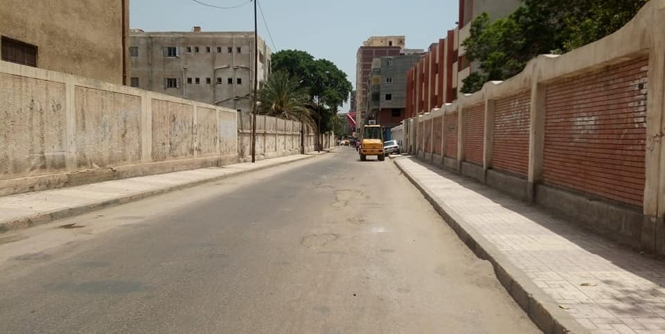 زالة الإشغالات بمحيط مدارس حي وسط الإسكندرية