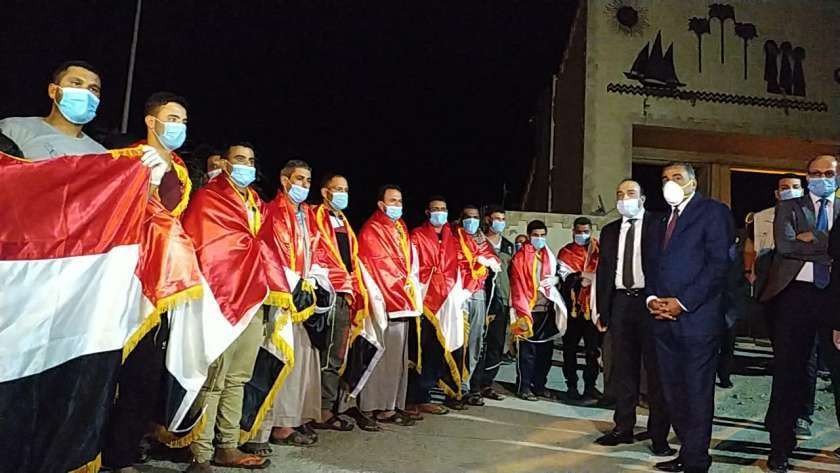 المصريين العائدين من ليبيا