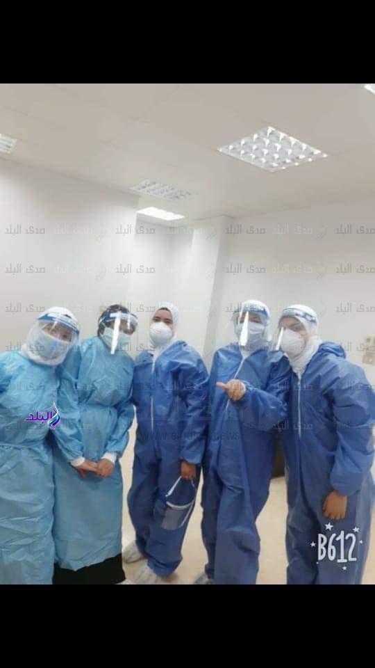 شفاء رئيسة تمريض مستشفي حميات الأقصر من فيروس كورونا ...صور