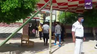 تأمين الطلاب قبل دخول لجان الثانوية العامة بمطروح