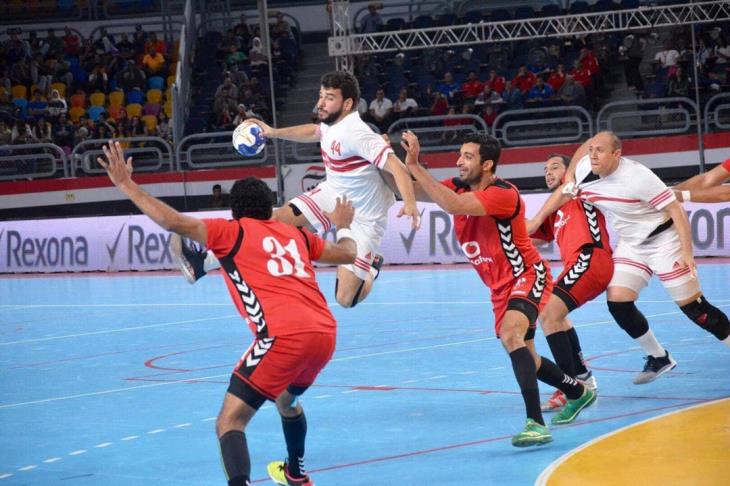 جانب من مباريات دورى كرة اليد المصري