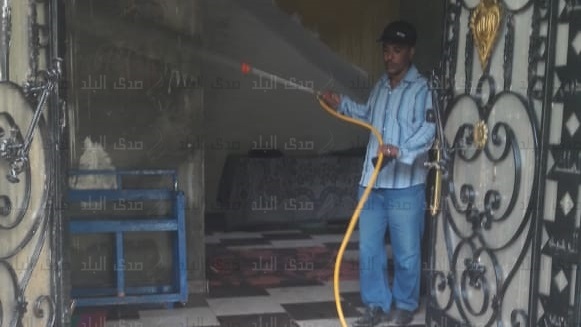 حملة نظافة في شمال الاقصر