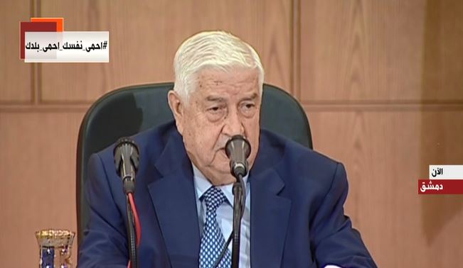 وليد المعلم، وزير الخارجية السوري