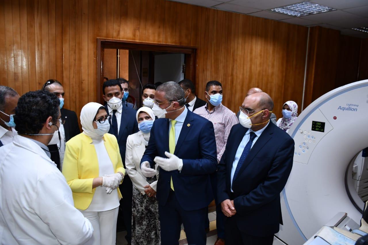 جولة وزيرة الصحة بالفيوم 