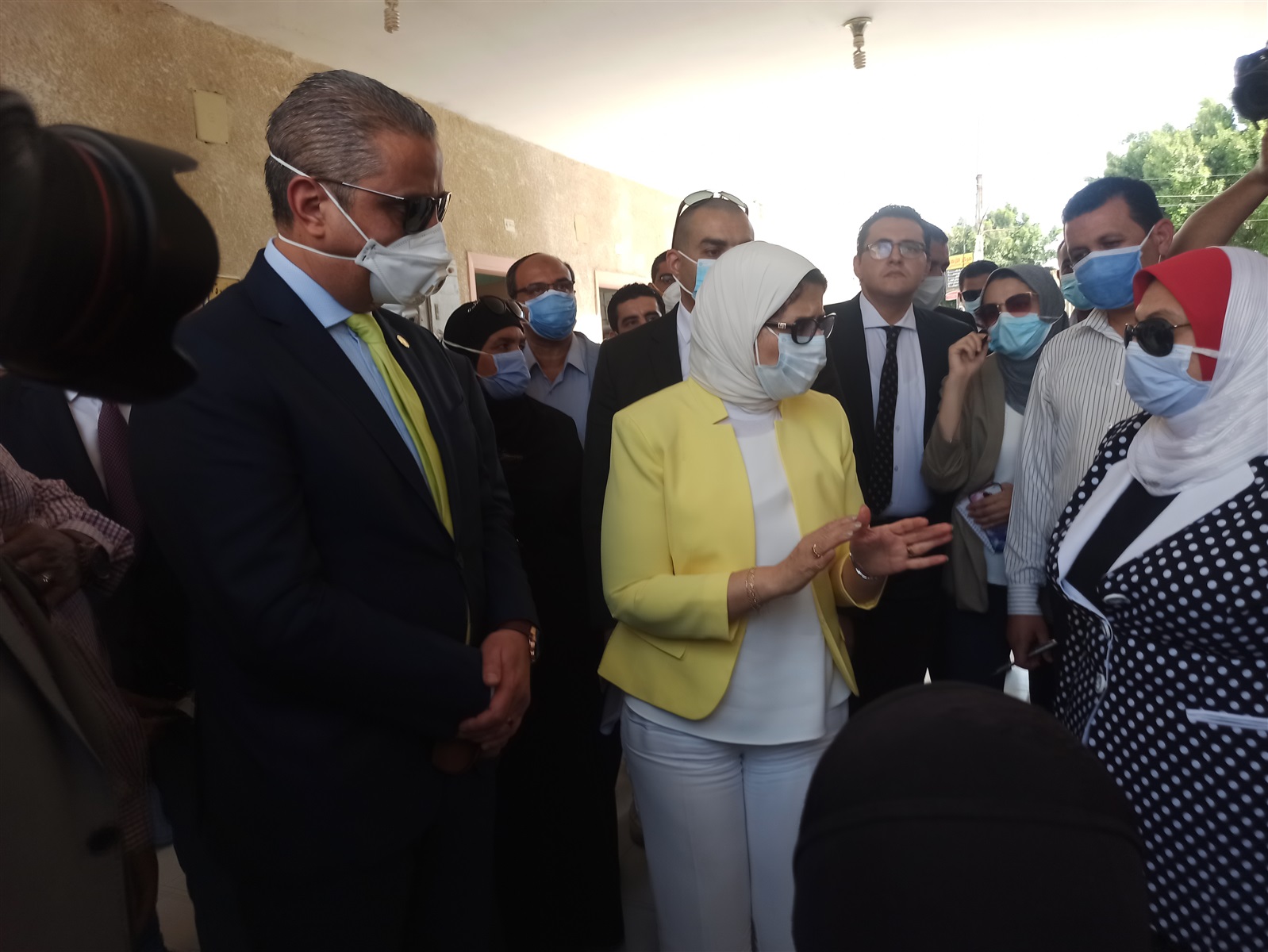 جولة وزيرة الصحة بالفيوم 