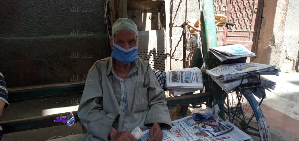 أقدم بائع جرائد في بني سويف