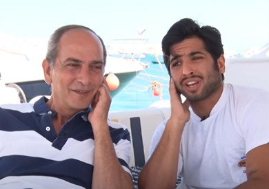 هشام سليم وابنه 