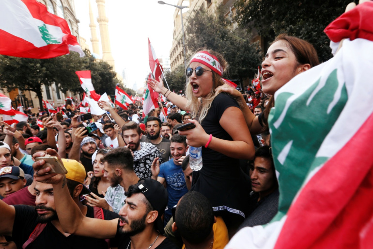 مظاهرات لبنان