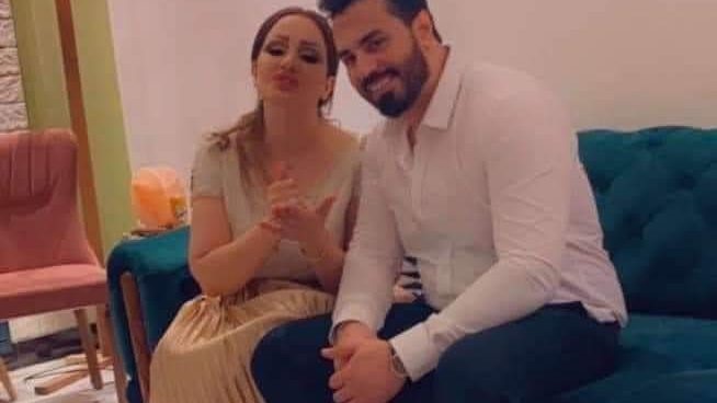 شهد الشمرى وزوجها 
