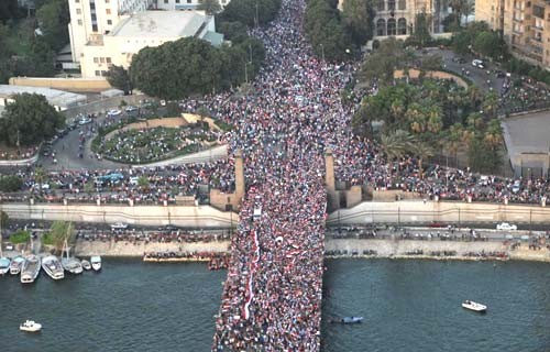 صورة من مظاهرات ثورة 30 يونيو