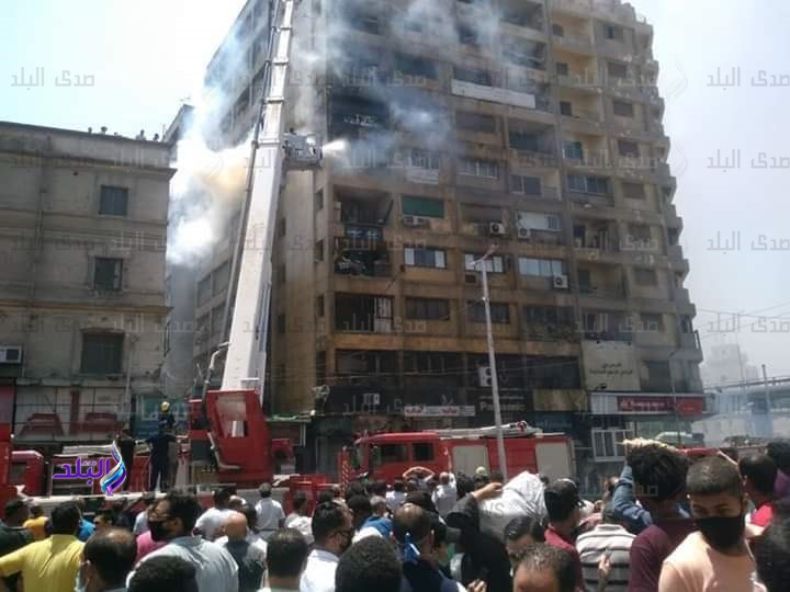 السيطرة على حريق داخل عقار بميدان العتبة