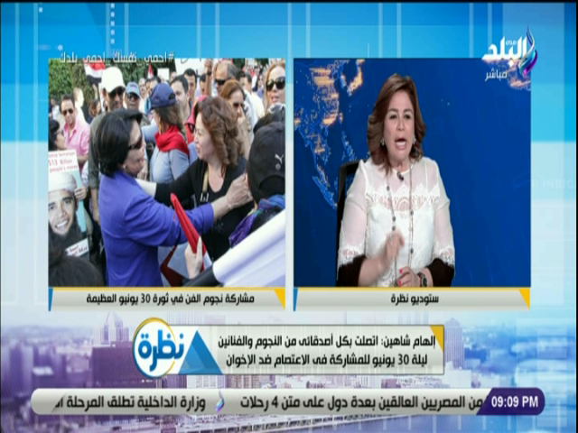 إلهام شاهين في ضيافة حمدي رزق