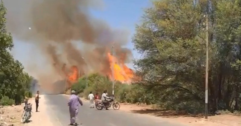 السيطرة على حريق