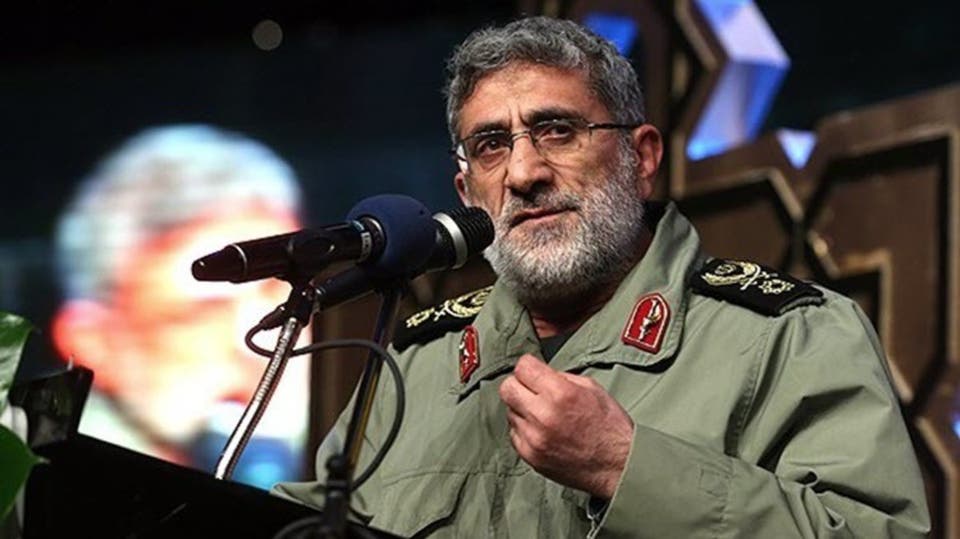 قائد فيلق القدس الإيراني إسماعيل قاآني