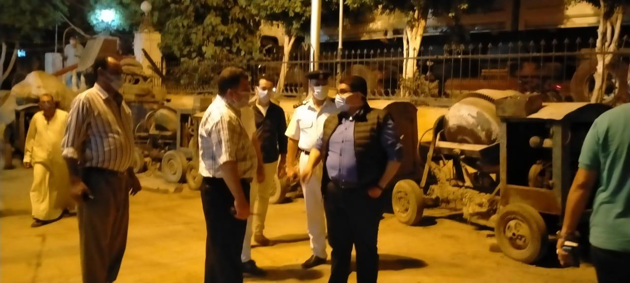 غلق وتشميع 7 محال ومنشآت تجارية في بني سويف