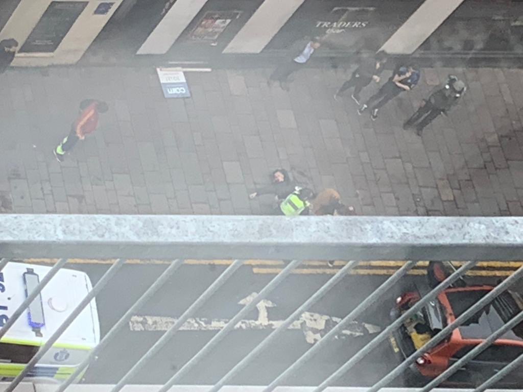 صورة لحادث الطعن في جلاكسو
