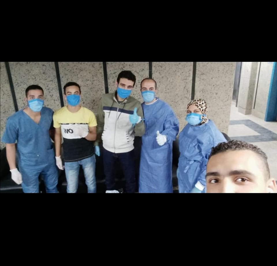 خروج وتعافي 20 حالة مصابة بكورونا بـ بنها التعليمي